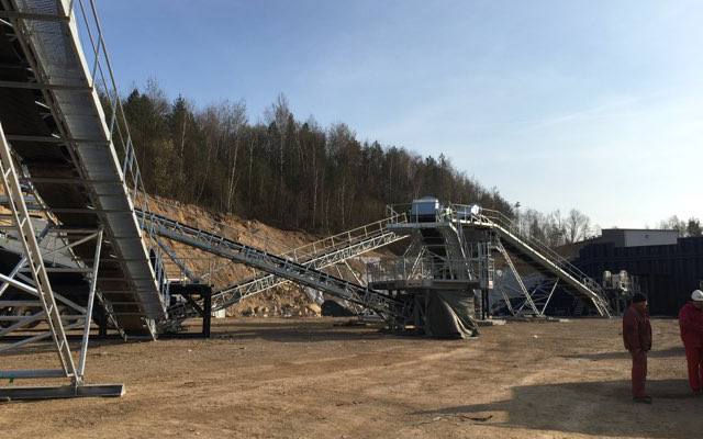 Zakład przeróbczy tłucznia i mieszanek drogowych